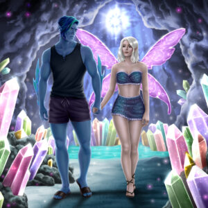 Lark and Marius Art Print